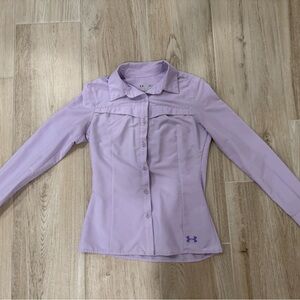 Under Armour Lavender Fishing Shirt